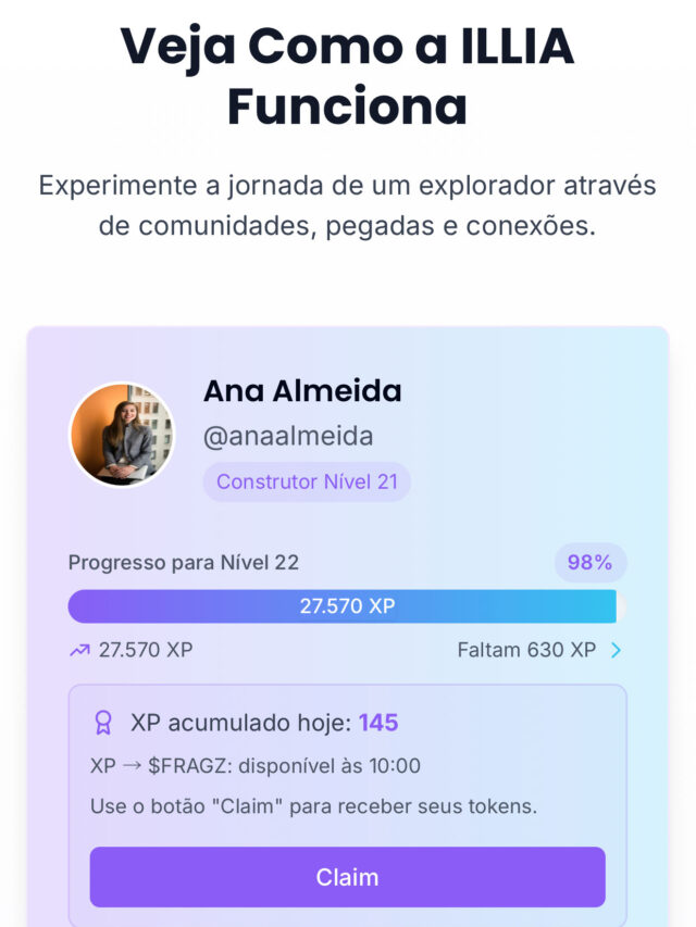 Uma rede social Web3 onde cada ação gera valor real